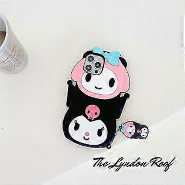 HEYONE iPhone 13 Cover 3D Tegneserie HEYONE og My Melody Kawaii Sød Sjov Sjove Silikon Design Mode Cool Unik Telefoncovers (til iPhone 13 6.1 tommer