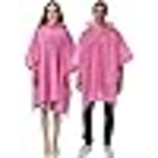 Rain Poncho Raincoats Waterproof for Adult, Family Pack Rain Coats for Men Women, Reusable Rain Jacket with Hood