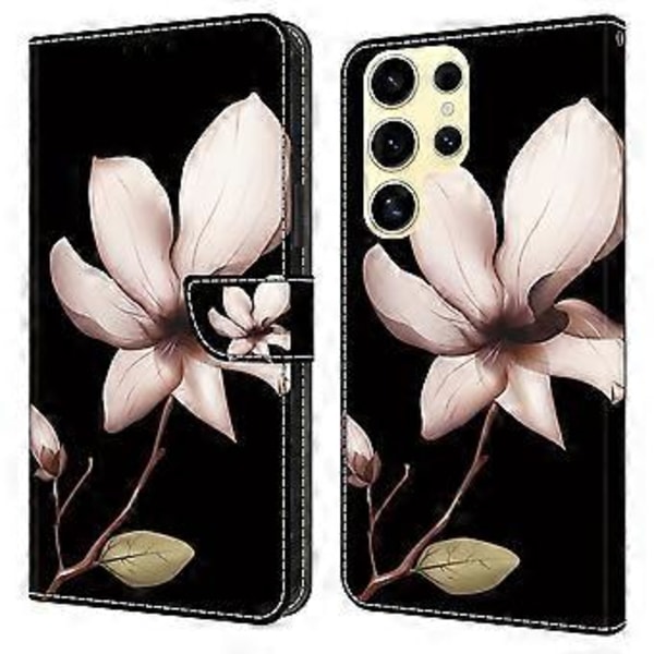 Til Samsung Galaxy S25 Ultra Cover Magnetisk Lås 3D Mønster Læder Wallet Telefon Cover (Style B)
