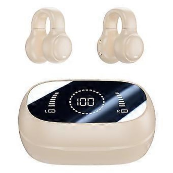 Type C M47 Øreclips Knoglelednings Trådløse Hovedtelefoner med Mikrofon Bluetooth 5.3 Gaming Headset Støj (Style C)