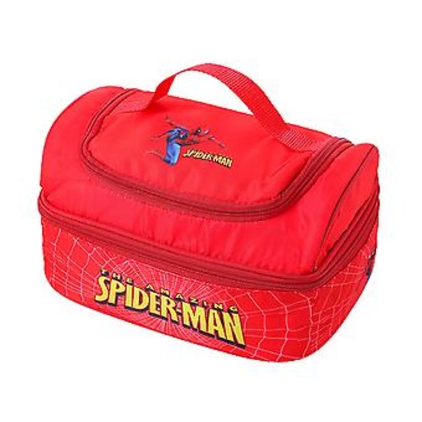 2024 Tegnefilmfigurer Isoleret Madpakkeboks Taske Børn Bærbar Skole Mad Snack Rejse Picnic Box Gave (Spider-Man)