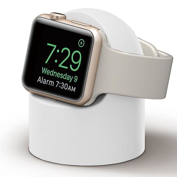White station for apple watch charger accessories charging stand