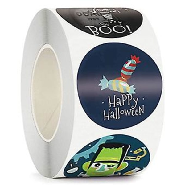 500 kpl Halloween Vampyyri Pyöreät Tarrat Kirjekuoren Sulkemiseen Makeispussin Tarrat