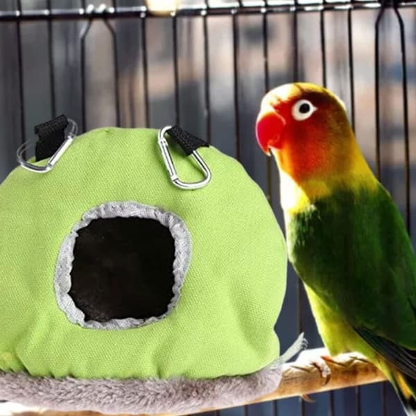 S 11*10*15cm Fuglehus og Foder Varmes Nest Fugleseng Vinterkrig