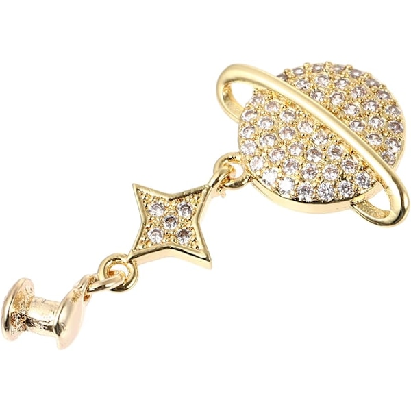 Dekorativa naglar strass amulett legering