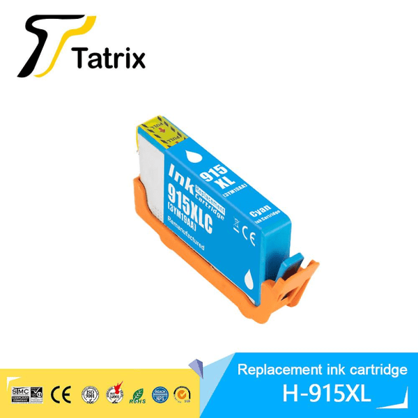 Tatrix For Hp915xl 919xl 915 919 Xl Remanufactured Color Inkjet Ink Cartridge For Hp Officejet Pro 8010 8023 8025 8022 Printer 1pcs Black