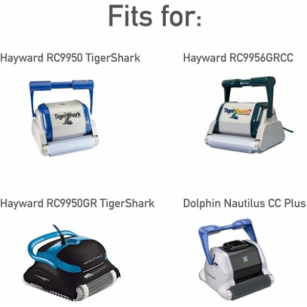 1 kpl, uima-altaan puhdistajan vetohihna TigerShark Rail -robotille - RCX23002