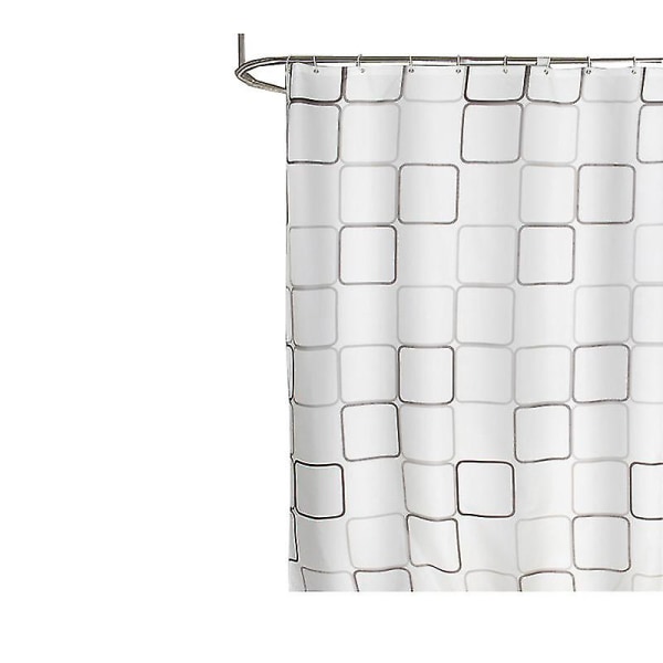 Shower Curtain Bathroom Curtain With Hooks, Waterproof Mildew Shower Curtain, Large Square Art Deco Design Bathroom Curtain,