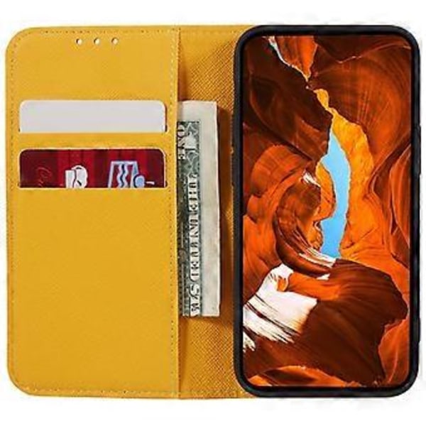 Til Samsung Galaxy A16 5G/A16 4G Etui PU Læder Krydsmønster Telefon Cover Stærk Magnetisk Lukning (Style A)