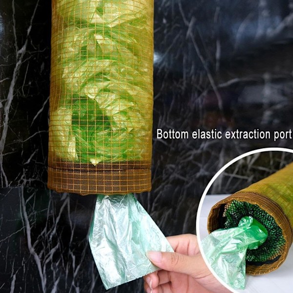 Søppelposeoppbevaringspose hengende pose plastpose klassifisering dekselpose sko artefakt veggmontert flyttbar oppbevaring svart