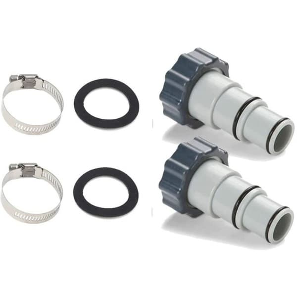 2 st slangadaptrar för pool, adapter för Intex pool,