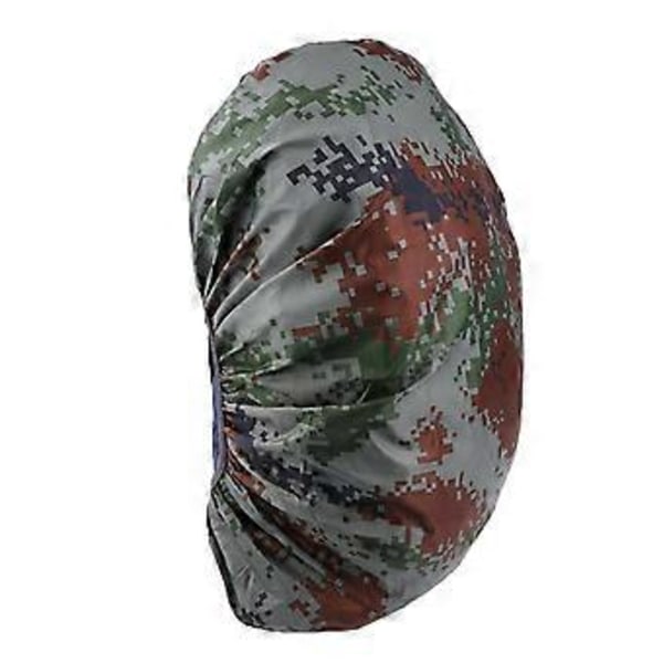 Vedenpitävä pölytiivis repun sadesuoja 35-80L matkailuun, retkeilyyn, vaellukseen (60L digitaalinen camo)