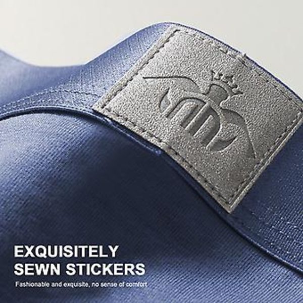 Eft Energy Field Therapy Herrunderkläder - Magnetisk Terapi Energetisk Man Ice Silk Boxer Briefs (4XL Vinröd)