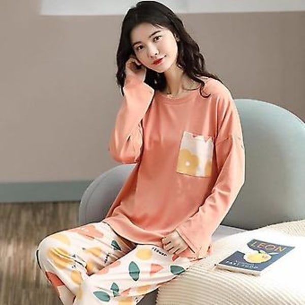 Christmas pajamas matching family pyjamas  pajamas suit autumn long sleeve cartoon snoopy pajamas for women M 40-50kg 09