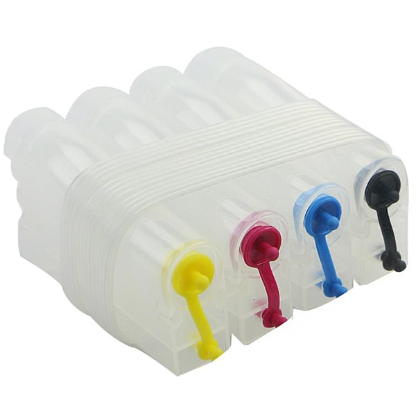 Refillable Ink Cartridge Ciss Fitting For With Ink Clip 4 Colors