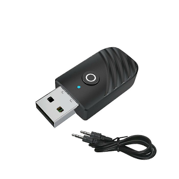 Langaton USB Bluetooth 5.0 -äänilähetin-vastaanotin 3-in-1-sovitin PC:lle, TV:lle ja autolle