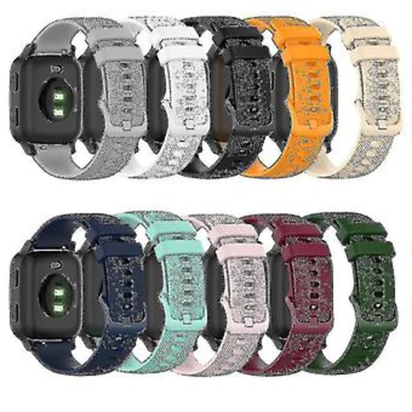 Garmin Venu Sq -kellolle säädettävä silikoniranneke 20 mm
