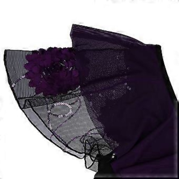 Ballroom-tanssiharjoituspaita, neliötanssitoppi L Punainen (XL Violetti)