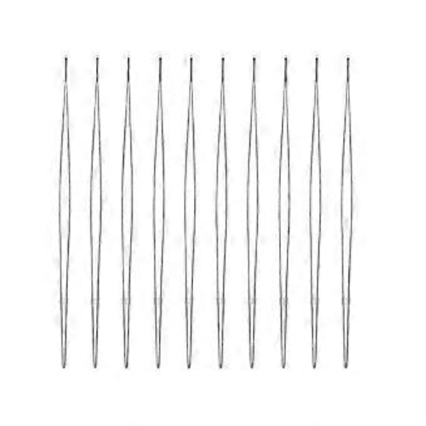 10 stk sett Matpinsett i rustfritt stål Multifunksjonelle Lange Rett Pinsett 30cm