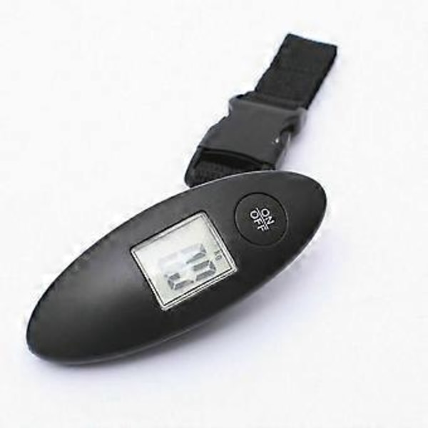 Kannettava 40 kg digitaalinen matkasäiliö matkalaukulle U5k4 Uusi vaaka (musta) (1 kpl)
