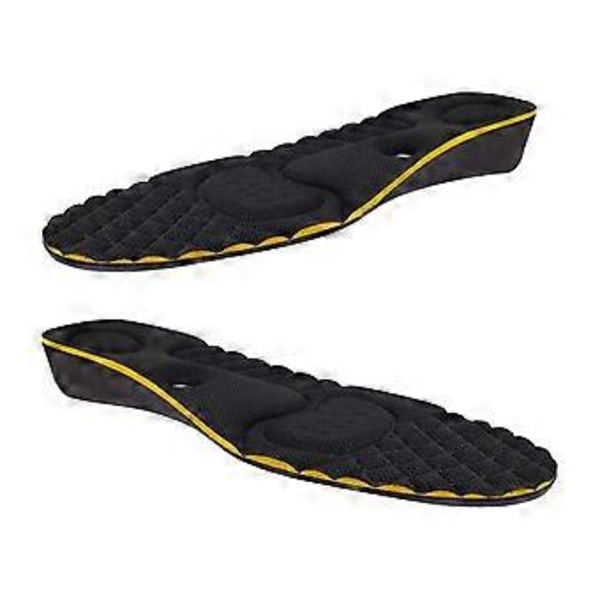 Höjd Innersulor Elastisk Komfort Högre Häl Inlägg Lyft för Sneakers Män 2cm(5cm)