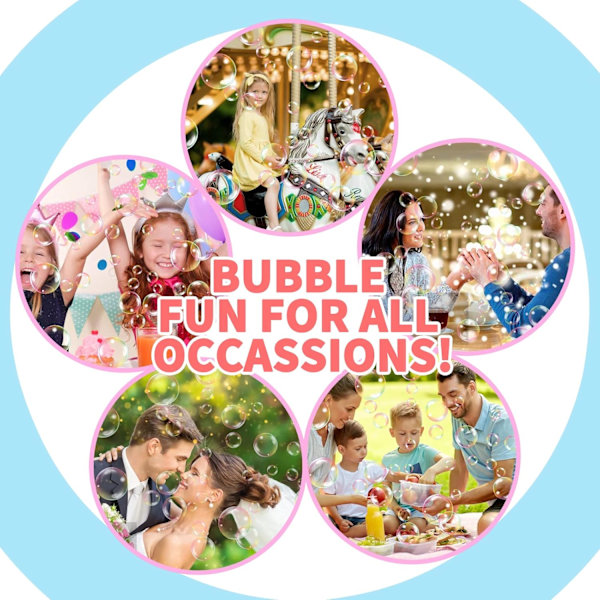 Bubbelmaskin för Barn | Bubbelmaskin för Småbarn Flickor Pojkar inomhus