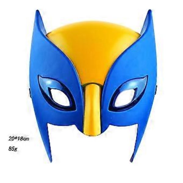 Wolverine Cosplay Kostym Rekvisita Mask Klo Kappa Tillbehör för Halloween Maskerad (Wolverine Mask)