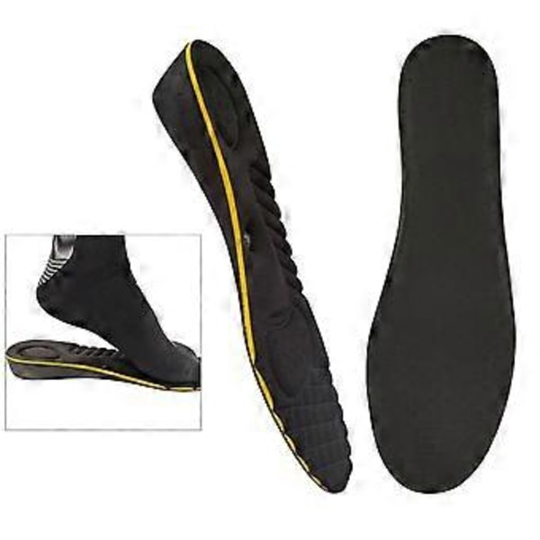 Höjd Innersulor Elastisk Komfort Högre Häl Inlägg Lyft för Sneakers Män 2cm(5cm)