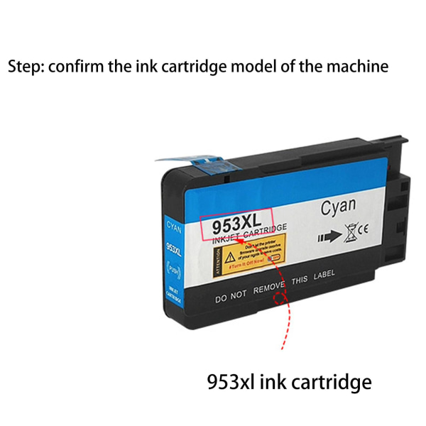 For Hp953xl Hp953 Ink Cartridge For 7720 7730 7740 8210 8218 8710 Black