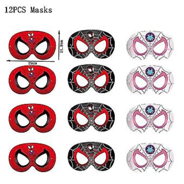 Spidey ja Hämmästyttävät Ystävät Syntymäpäiväkoristeet Hämähäkkimiehen Teemalla Pöytäastiat Kupit Lautasen Spidey Ilmapallo Tarvikkeet Lapsille (lippu)