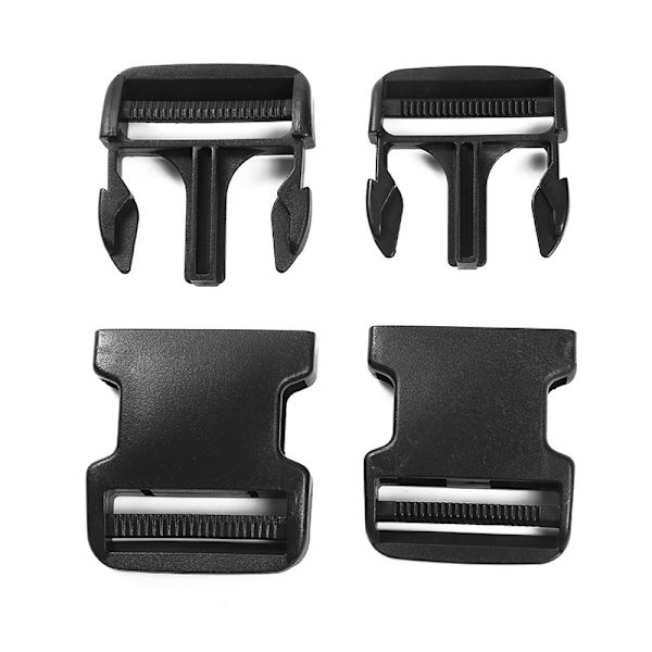 2-pack justerbara snabbspännen 51 mm breda extra tjocka militärkvalitet