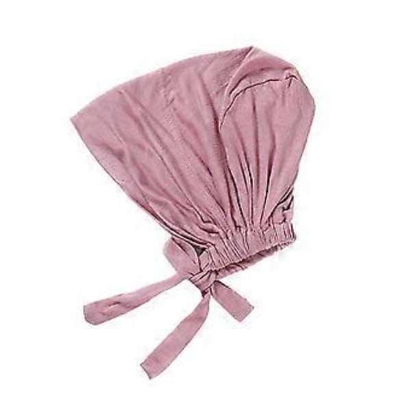 Kvindes Hætte Hætte Under tørklæde Turban Hætter Bundet Bonnet Elastisk Sovende Hår Hovedbind Blød Beanie Sovehatte (Sæt 4)