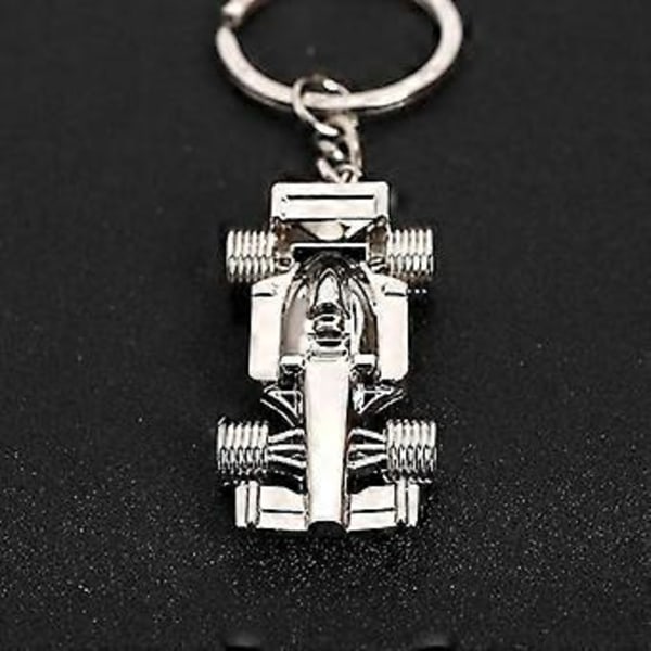 2 stk. F1 Racerbil Nøgleringe Metal Formel 1 Racerbil Nøglering Bil Nøglering Håndtaske Charm Fødselsdag Thanksgiving Særlig Gave til Venner Familie L