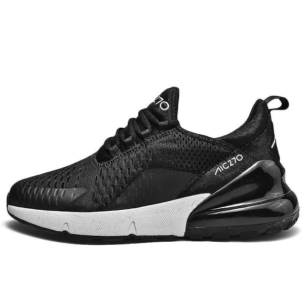 Mens Air Sports Running Shoes Breathable Sneakers Universal All Year Women Shoes Max 270 BlackWhite BlackWhite 39
