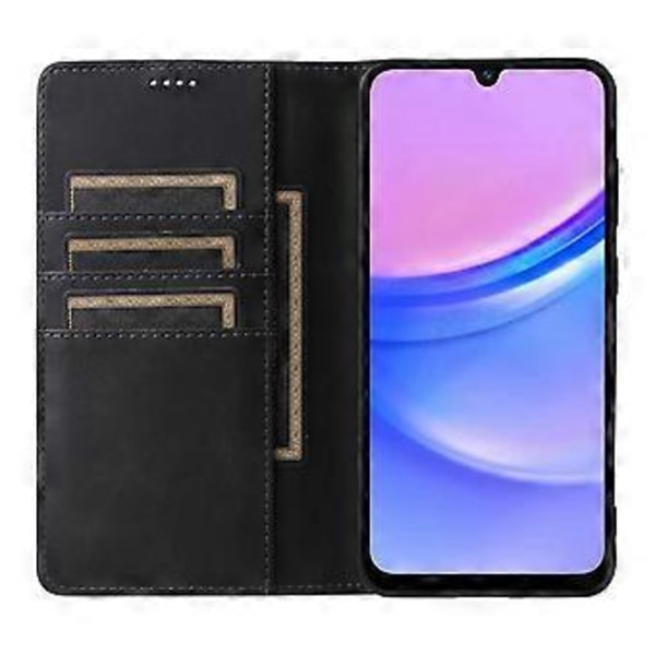 För Samsung Galaxy A16 5G/A16 4G Fodral RFID-blockerande PU Läder Plånboksfodral (Stil A)