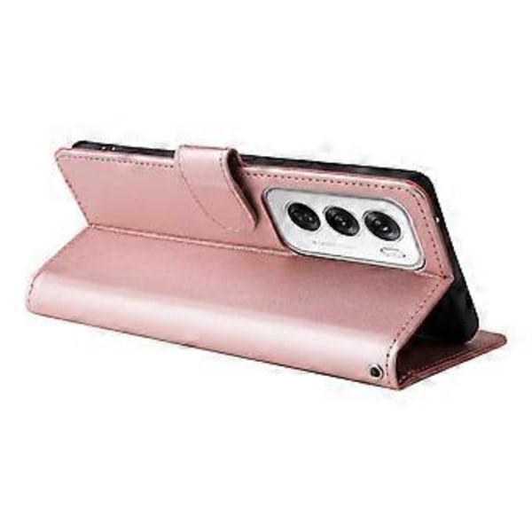 Til Oppo Reno12 Pro 5G (Global) Etui Wallet Stand View PU Læder Telefon Cover (Style E)