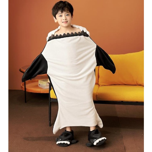 Shark voksen tæppe Mænds søde stil Jul Halloween Karneval Nem Halloween Tøj.14.Børns stil