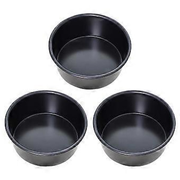 3 stk. Kakeform 4 tommer Chiffon Kakeform Bakeform Non-stick Bakeform
