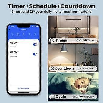 2023 Ny Timer Switch Modul Smart Home Mini Afbryder 1/2/3/4-vejs Zigbee Smart Switch Stemmestyring Zigbee Tuya 16a Smart Switch( )