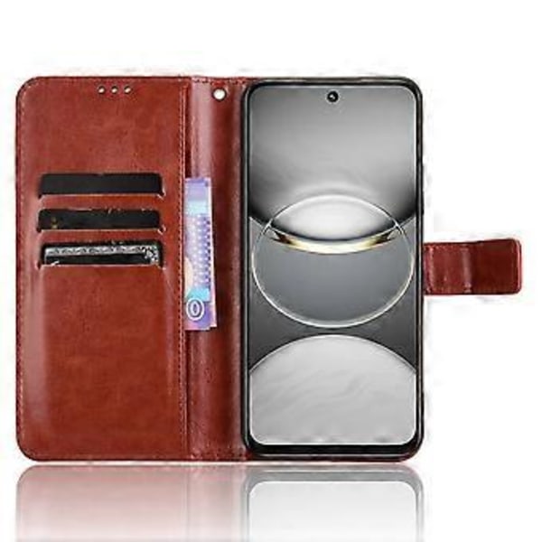 TECNO Spark 30C 4G kL5n -kotelo Crazy Horse -kuvioitu PU-nahkainen puhelinlompakkokotelo (Tyyli A)