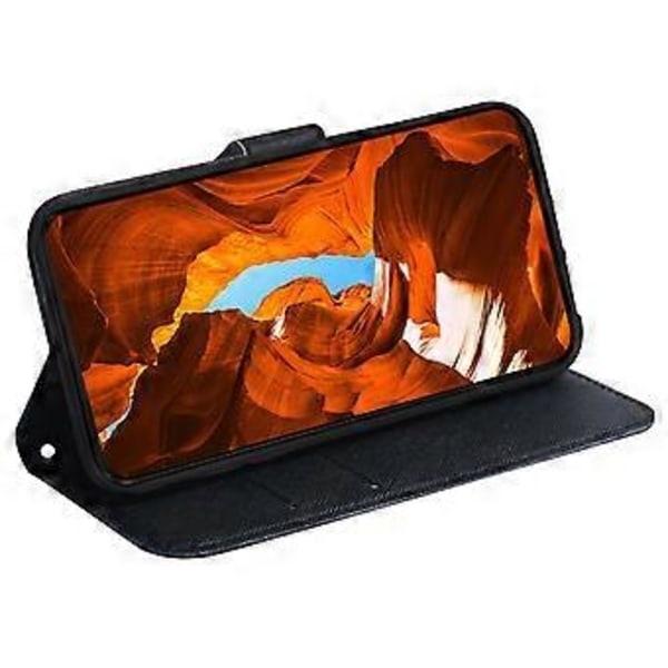 Til Xiaomi Redmi Note 14 5G Wallet Case Mønster Print Læder Telefon Cover (Style F)