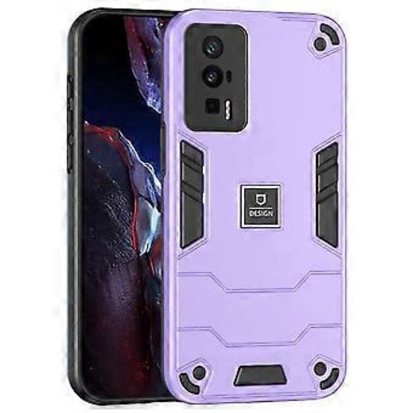 Xiaomi Poco F5 Pro 5G/Redmi K60 5G/K60 Pro 5G -kotelo 2-in-1 Hybridisuojakuori PC+TPU-puhelinkotelo (Tyyli C)