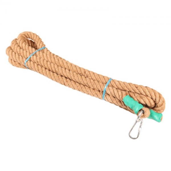 30mm3m klatrereb med karabinhage, Power Training Battle Rope -