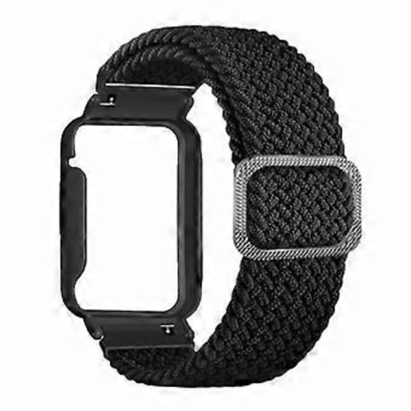 Typ F För Xiaomi Smart Band 8 Pro Klockarmband Flätat Nylonband med Klockfodral (Stil F)