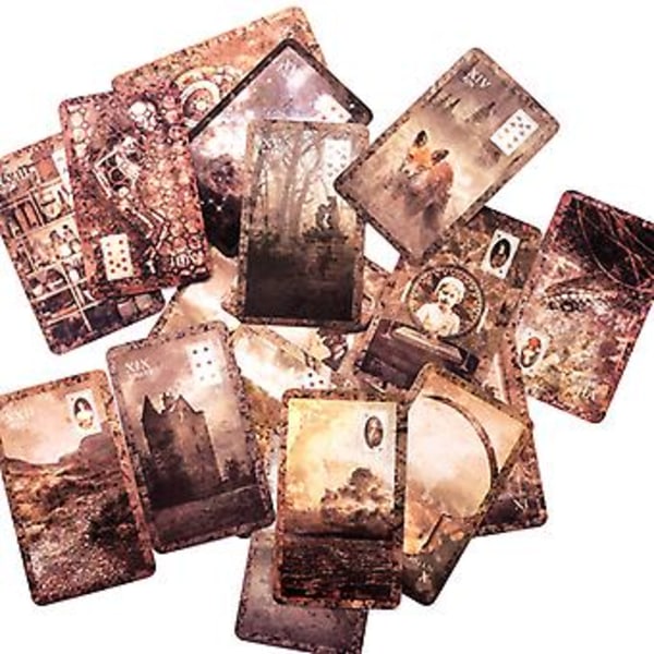 Gamle Arabiske Lenormand Oracle Kort Spådom Divination Tarot Deck (Hillsonley Norman)