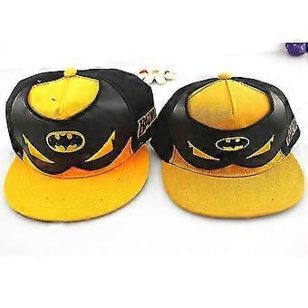 Barnkeps Pojkar Flickor Basebollkeps Hip-hop Snapback Utomhus Sport Solskydd Kepsar Gåvor Flerfärgad Valfri (Gul Svart)