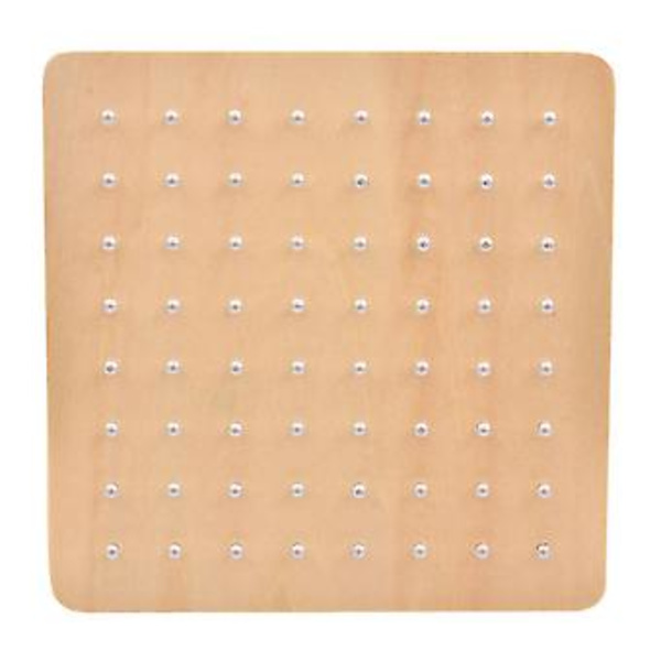 Puinen Geoboard Geometrinen Luovuus Naula-taulu Lapsille Graafinen Matemaattinen Opetuslelu (18x18cm)