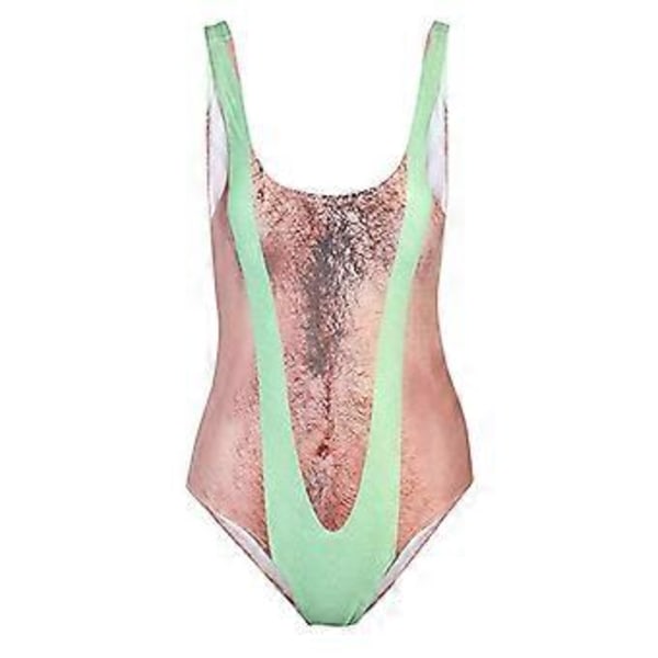 2023 NYHED Damer Badedragt i Ét Stykke Galaxy Taco Kat Mavekontrol Badedragt Strandtøj Bikini Monokini (M Lys pink)