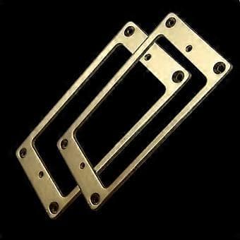 2X Humbucker-ramar med platt botten för elgitarrtillbehör