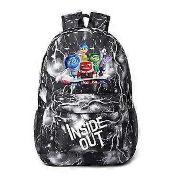 Inside Out -reppu Lapsille Pojat Tytöt Koulukirjapussi Opiskelijan Matkasalkku Reppu (B)